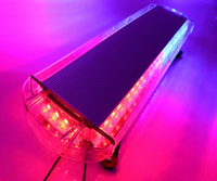 Barre lumineuse LED de 100 cm/39 pouces pour toit de camion de remorquage, balise de signalisation d'urgence pour véhicule, barre lumineuse stroboscopique