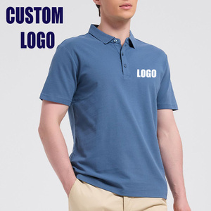 Wholesale Casual Blank Polo <b>Tshirt</b> Plain Customized Homme Short Sleeve T-Shirt Custom Printing Logo Personalized T Shirt For Men - Product Image 1