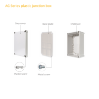 Boîtier de jonction électronique en plastique transparent étanche personnalisé B&J en promotion 200*200*130mm