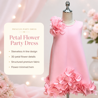 Robes de princesse élégantes pour petites filles, sans manches, col rond, rose, pour fêtes d'anniversaire, collection tendance pour enfants