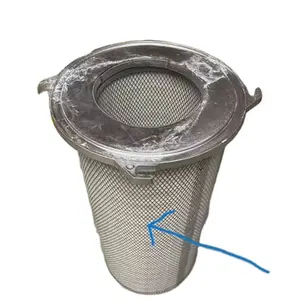 PVDF tipo Ultra filtro lavorazione cartuccia filtro personalizzato elemento cilindro 1 Micron conico collettore di polvere aria sacchetti filtro