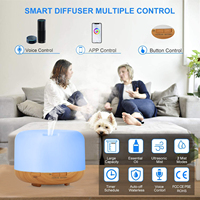 Humidificateur d'huile essentielle intelligent de diffuseur d'arôme électrique de 500ML pour le bureau à domicile et l'usage d'intérieur d'hôtel