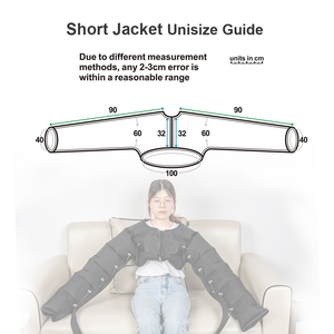 Massaggiatore per Braccia a Compressione d'Aria a 8 Camere Elettrico CE Xiamen Weiyou Macchina per Massaggio Linfodrenante per la Circolazione della Parte Superiore del Corpo - Product Image 3