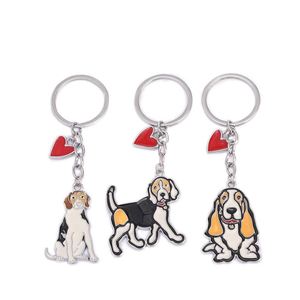 Manufacturer Wholesale <b>Personalized</b> Custom <b>Keychain</b> Design Logo Various Dog Metal Key Chain Keyring - Product Image 1