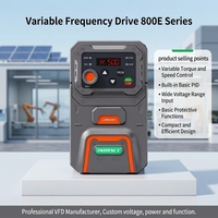 Drive VFD AC 0.75KW Tahan Lama 380V Konverter Frekuensi Variabel Inverter Pompa Air Multifungsi untuk Peralatan Mekanik