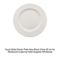 Delta New Bone China Flacher Teller 26 cm Gural -6