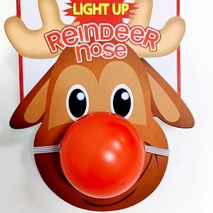 Fabriek Direct Festival Kerst Promotionele Plastic Led Knippert Clown Neus Kerst Rode Neus Decoratie - Product Image 1
