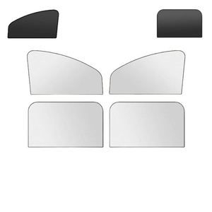 Pare-soleil de voiture, protections latérales avant, 2 pièces, rideau solaire pour vitre arrière de véhicule, cadeau promotionnel - Product Image 1