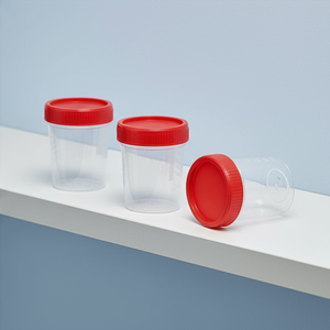 Bán buôn nước tiểu mẫu khác nhau mẫu bộ sưu tập thử nghiệm dùng một lần vít mẫu nước tiểu <span class=keywords><strong>container</strong></span> nhựa vô trùng Phân cup - Product Image 1