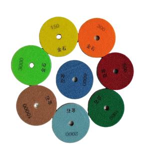 Tappetini lucidanti in spugna da <span class=keywords><strong>3</strong></span> pollici per macinazione in schiuma di granito per lucidare in marmo non tessuto lucidare la fibra - Product Image 2