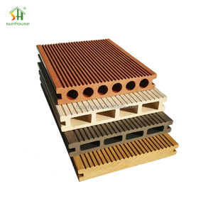<span class=keywords><strong>Plancher</strong></span> en WPC pour extérieur, pas de peinture nécessaire, fabricant de planches de terrasse en bois composite plastique - Product Image 3