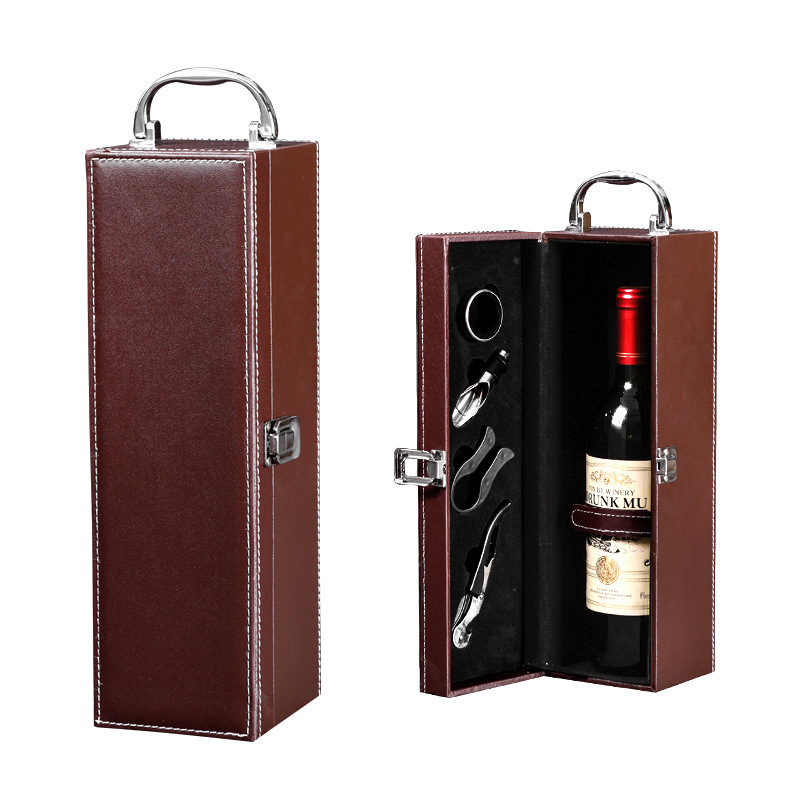 Brown with wine set single