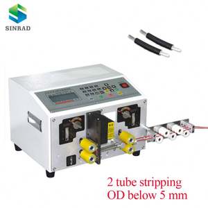 Dua kabel ganda memotong dan pengupasan kulit kabel otomatis kawat komputer memotong dan mengupas mesin - Product Image 3