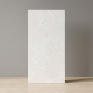 Alabaster Natural 800x1600mm Glossy Porcelain Floor And Wall Tiles Marble Look Premium Indian Design - Product Image 1