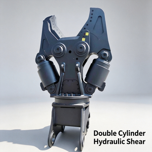 Cisaille hydraulique montée sur excavatrice à large ouverture de mâchoires, outil de <span class=keywords><strong>démolition</strong></span> automatique pour chantier - Product Image 4