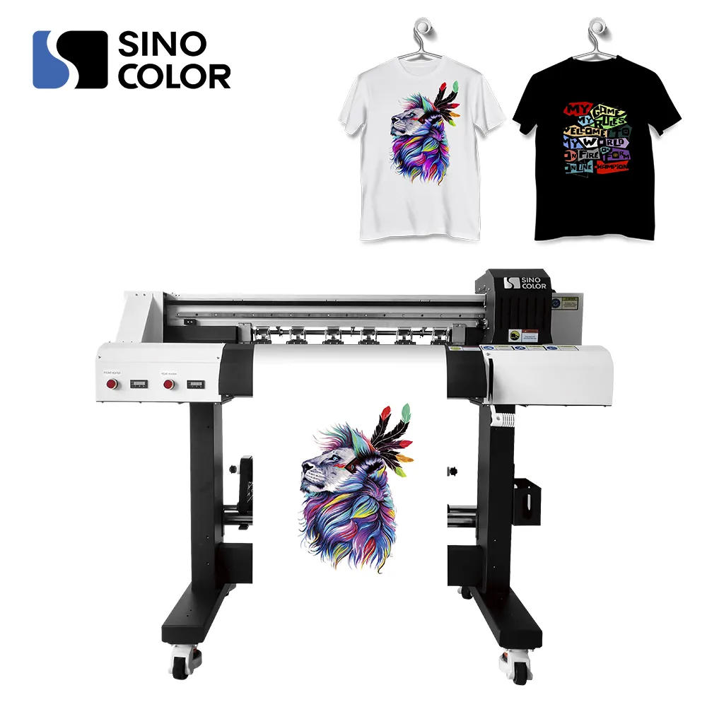 China Manufacturer Automatic DX7 Head 70cm Commercial Photo Quality T shirt Sticker Adhesive Vinyl Printing Machine Printer