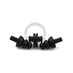 Suministros de Natación 2024 en Stock, Venta al por Mayor, Pinzas Nasales de Silicona Anti-Asfixia, Tapones para los Oídos, Juego de 2 Piezas - Product Image 5