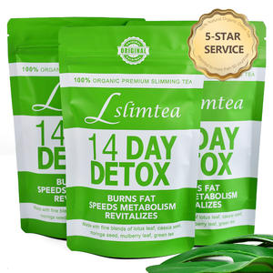 Thé minceur bio Chinaherbs 14 jours pour adultes - Vegan, sans OGM, sans gluten, brûle les graisses et affine le ventre - Product Image 3