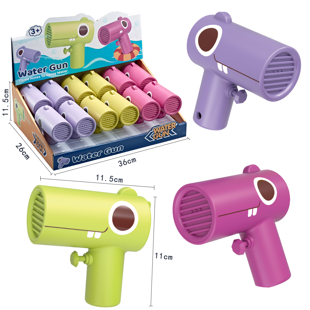 Летняя уличная прозрачная пластиковая ручная игрушка с логотипом на заказ, пистолет динозавра для детей, маленький водяной пистолет, игрушка для мальчиков