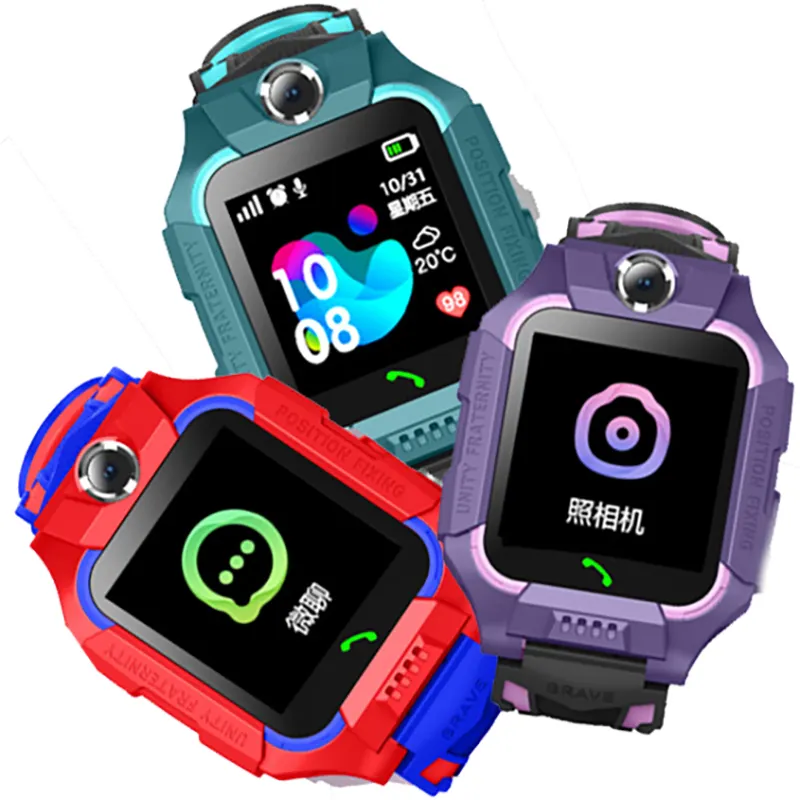 Digital Smart Watch Z6 Q19 with Camera Calling GPS Games anv Video Call Sim Card 2023 Smartwatch Bracelet Waterproof for Kids 4G