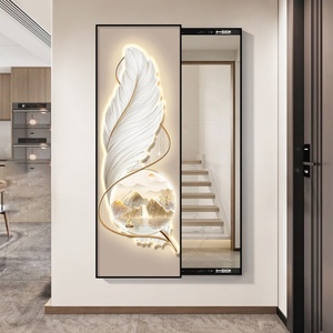 Elegante Espejo Deslizante Glide Luxe con Cristales Artísticos para tu Espacio - Desliza para Revelar la Belleza - Espejo Deslizante de Alta Gama y Elegante - Product Image 4