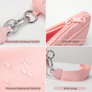 กระเป๋าใส่เหรียญแบบยาวพร้อมซิปป้องกัน RFID ทำจากไนลอน สายคล้องข้อมือสำหรับผู้หญิง กระเป๋าสตางค์ขนาดเล็กแบบกำหนดเอง สายคล้องข้อมือทำจากโพลีเอสเตอร์ - Product Image 3