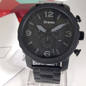 นาฬิกาโครโนกราฟผู้ชาย หรูหรา กันน้ำ มัลติฟังก์ชั่น แฟชั่น เรืองแสง หน้าปัดกลม สามเข็ม ควอตซ์ สำหรับผู้ชาย ขายส่ง - Product Image 4