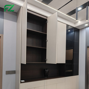 Nouveau modèle <span class=keywords><strong>de</strong></span> couverture <span class=keywords><strong>de</strong></span> meuble <span class=keywords><strong>de</strong></span> cuisine en PVC et aluminium, design européen moderne minimaliste modulaire, 36 pouces - Product Image 4