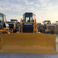 Bulldozer chenillé compact Shantui SD13 2023 d'occasion avec godet, capacité et prix compétitifs, moteur, pompe, PLC, boîte de vitesses