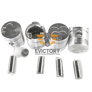 Pour moteur diesel NISSAN <span class=keywords><strong>K21</strong></span> K25 K15 Piston avec jeu de segments de piston Kit de reconstruction Pièces de rechange pour moteur de machine - Product Image 1