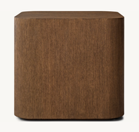 Meubles de salon design moderne et luxueux, table d'appoint en chêne massif pour villa