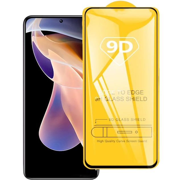 For Redmi Note 11 Pro +/ 11E Pro /POCO F4/ X4 Pro 9D Full Glue Full Screen Tempered Glass Film Screen Protector