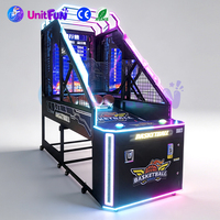 Machine d'arcade de basket-ball commerciale à monnayeur, simulateur de jeu de tir sportif pour aires de jeux pour enfants et centres de divertissement familial (FEC)