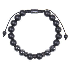 Pulsera de regalo de piedra curativa de cristal de piedras preciosas curativas naturales para novio amado padre hombres <span class=keywords><strong>a</strong></span> granel con <span class=keywords><strong>palabras</strong></span> inspiradoras - Product Image 1