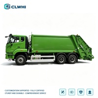 Promotion : Camion Compacteur de Déchets HOWO 6x4 à Carrosserie Verte, Vente Directe Usine, Camion de Collecte de Déchets pour la Ville