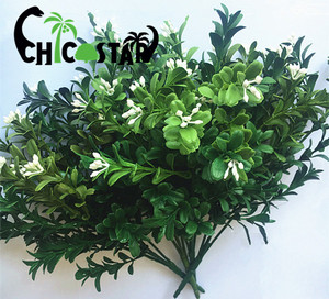Usine vendre directement résistant aux UV et ignifuge en plastique verdure feuille plantes artificielles riz fleur d'<span class=keywords><strong>orchidée</strong></span> pour la décoration - Product Image 2
