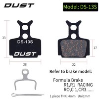 Plaquettes de frein à disque hydraulique semi-métalliques pour vélo de montagne VTT, 1 paire, compatibles XT XTR M315 SRAM Avid BB5 BB7 E1 E3