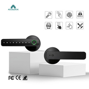 Cerradura Inteligente para Puerta de Vidrio y Aluminio Camakt 2025 Tuya, Desbloqueo con Huella Dactilar, Llave Inteligente para Teléfono Inteligente, Compatible con la Nube - Product Image 1