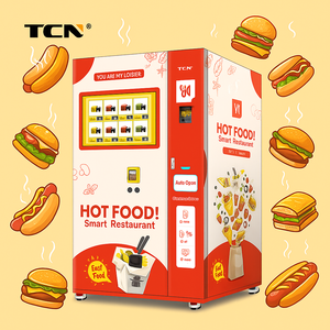 Tcn thứ<span class=keywords><strong>c</strong></span> ăn nóng thứ<span class=keywords><strong>c</strong></span> ăn nhanh bánh sandwich với thang máy Burger Máy bán hàng tự động USA - Product Image 1