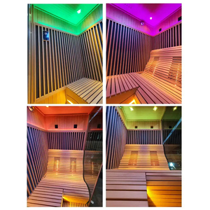 Indoor Far Infrared Sauna Room 3 Person Family Size Health Care Spa Sauna Room with Panel - Product Image 6