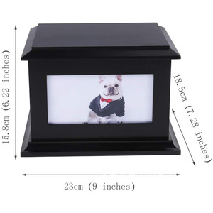 Cross-border solid wood <b>pet</b> urn <b>memorial</b> <b>box</b>, dog and cat funeral supplies, coffin, wooden <b>box</b>, new style of <b>pet</b> urn. - Product Image 4