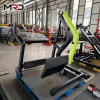 MRD Commercial Machine à exercices de fessiers à résistance, à charge par plaques, en acier de sécurité, pour la musculation des fessiers et des jambes en salle de sport