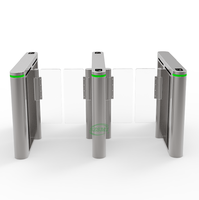 Torniquete Silencioso de Ahorro de Energía con Motor DC sin Escobillas, Huella Dactilar y Reconocimiento Facial, para Hotel, Gimnasio, Tienda Minorista