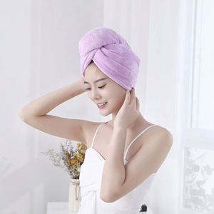 Yy25 Microfiber With Button Super Absorbent Salon <b>Wrap</b> Fast Drying Hair <b>Towel</b> for Women - Product Image 4