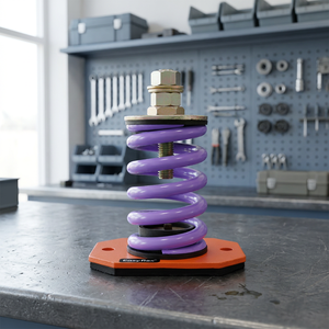 Isolateur de vibrations à ressort ouvert Easyflex avec coussinet en caoutchouc de 6 mm, capacité de charge de 1760 lb, pour le contrôle du bruit et des vibrations des équipements - Product Image 5