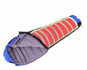 Sac de couchage enveloppant imperméable portable pour le camping, en polyester et nylon, écologique, pour adultes unisexes, très vendu en hiver et en automne - Product Image 2