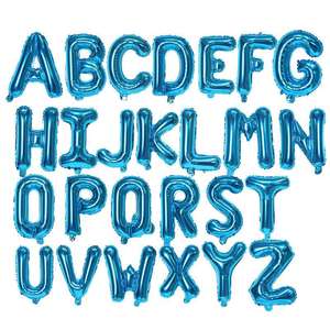 Ensemble de ballons en feuille de lettres A-<span class=keywords><strong>Z</strong></span> de 16 pouces personnalisés en gros, fournitures de décoration de fête d'anniversaire, kit de ballons de lettres colorés - Product Image 6