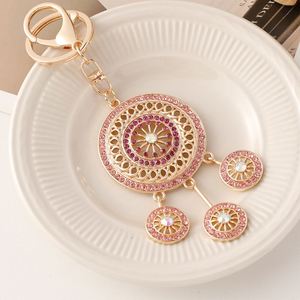 Porte-clés attrape-rêves en cristal brillant pour femme, avec strass, breloque pour sac et pendentif pour clés de voiture - Product Image 6