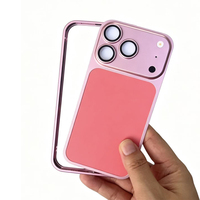Coque de téléphone Beiman compatible avec Instant Transformation 18 Pro Max, cadre en métal antichoc pour 13-17 Pro Max