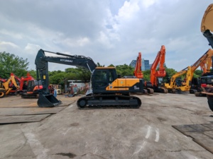 Excavadora de cadenas Hyundai HX220HD usada original de Corea con pocas horas de uso, excavadora hidráulica completamente original para movimiento de tierras en canteras y carreteras. - Product Image 4